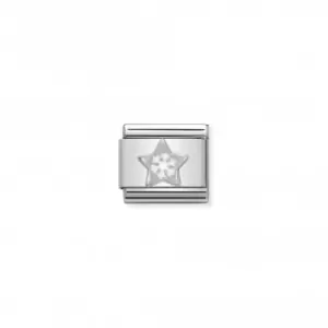 Nomination Composable Classic Enamel Star Snowflake Link 330204/01