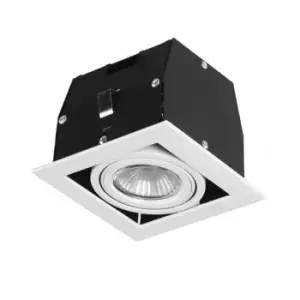 Cardan 1 Light Recessed Downlight Matt White