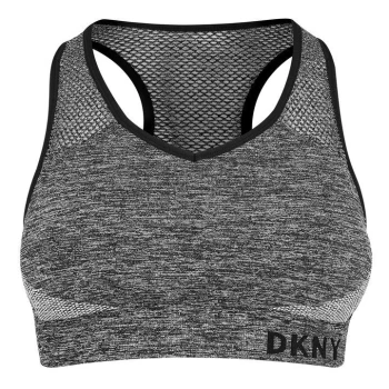 DKNY Sport Sport Seamless Bra - Grey