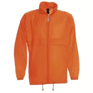 B&C Sirocco Mens Lightweight Jacket / Mens Outer Jackets (XL) (Orange)