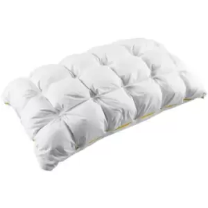 Homescapes - Pocket Pleated Microfibre Filled Pillow - Soft Touch/Firm Support - White