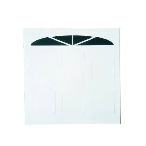 Wickes Bronte Glosswhite Framed Retractable Garage Door 2438 x 2134mm