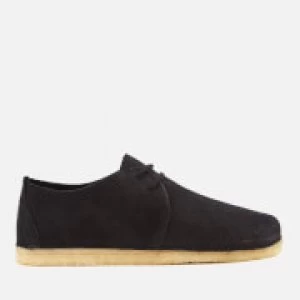 Clarks Originals Womens Ashton Nubuck Lace Up Shoes - Black - UK 4