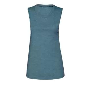 Bella + Canvas Womens/Ladies Muscle Jersey Tank Top (L) (Deep Teal Heather)