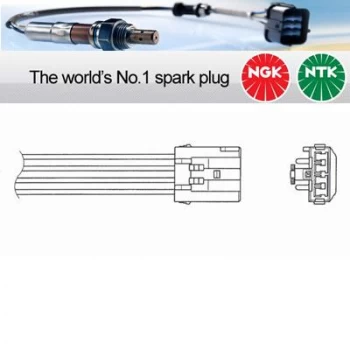 1x NGK NTK Oxygen O2 Lambda Sensor OZA670-EE19 OZA670EE19 (1559)