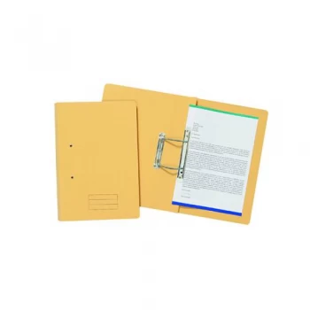 Spiral Files 285gsm Foolscap Yellow Pack of 50 TFM50-YLWZ