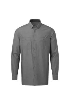 Chambray Organic Long-Sleeved Shirt