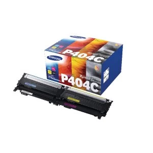 Samsung CLT P404C CMYK Standard Yield Toner Cartridges Pack of 4 SU3