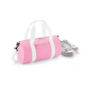 Bagbase Mini Barrel Shoulder Bag (Pack of 2) (One Size) (Classic Pink/White)