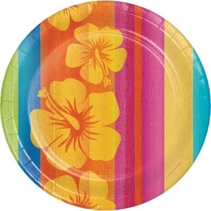 Sunset Stripes Paper Plates