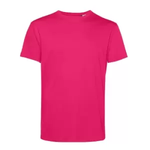 B&C Mens Organic E150 T-Shirt (2XL) (Magenta Pink)