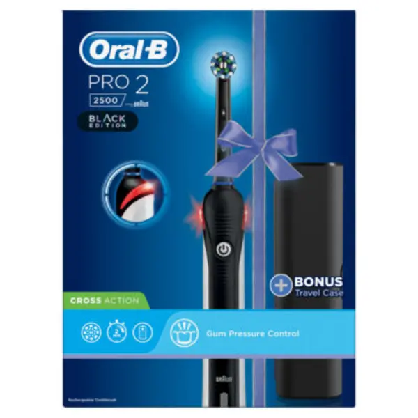 Oral B Pro 2500 Electric Toothbrush with Travel Case