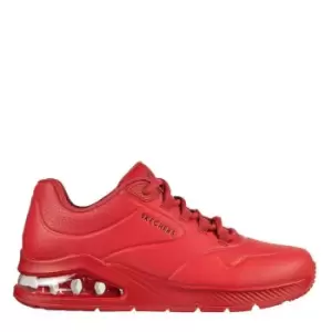 Skechers Duraleather Lace Up F - Red
