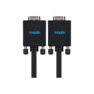 Maplin Premium VGA D-Sub Male to VGA D-Sub Male Monitor Cable