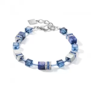 GeoCUBE Sodalite & Haematite Blue Bracelet 4017/30-0700