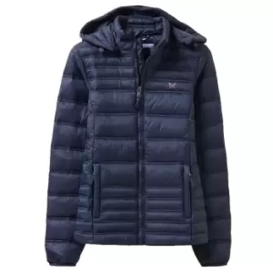 Crew Clothing Womens Quilted Lightweight Jacket Navy 14