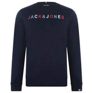 Jack and Jones Multi Coloured Sweatshirt - Total Eclipse