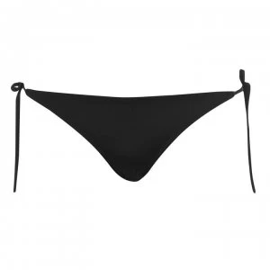 Calvin Klein Intense Power Cheeky Tie Side Bikini Bottoms - Black BEH