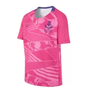 Nike Scottish Thistles Jnr Netball T-Shirt - Pink