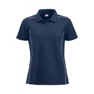 Clique Womens/Ladies New Alpena Polo Shirt (S) (Dark Navy)