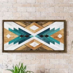 TAH042 Multicolor Decorative Framed MDF Painting