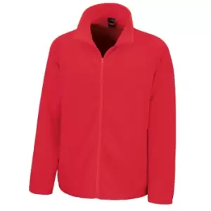 Result Core Mens Micron Anti Pill Fleece Jacket (3XL) (Red)
