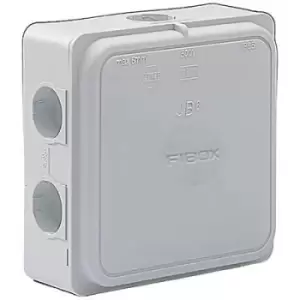 Fibox 8600672 Junction box (L x W x H) 110 x 110 x 49mm Grey (RAL 7035) IP65