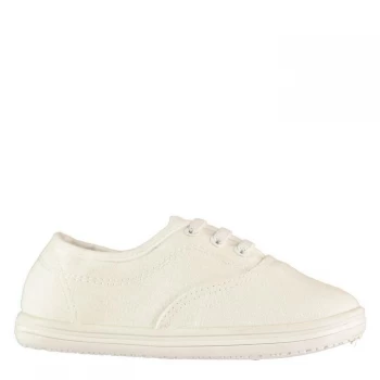 Slazenger Infants Canvas Pumps - White