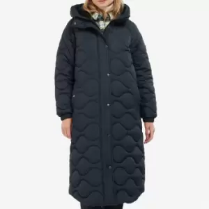 Barbour Nagril Hooded Quilted Shell Coat - UK 16