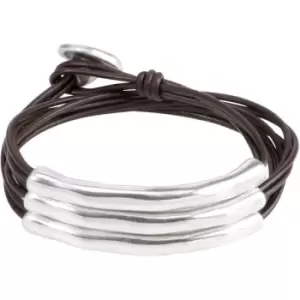 Ladies UNOde50 Silver Plated O No Tubi Bracelet