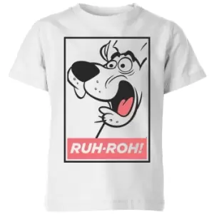 Scooby Doo Ruh-Roh! Kids T-Shirt - White - 9-10 Years