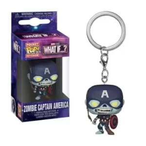 Marvel What If...? Pocket POP! Vinyl Keychains 4cm Zombie Captain America Display (12)