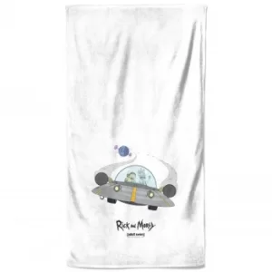 Rick and Morty Spaceship Bath Towel