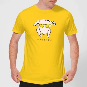 Friends Turkey Mens T-Shirt - Yellow - XS