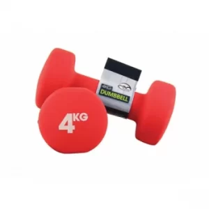 Yoga-Mad Neoprene Dumbbells 4KG