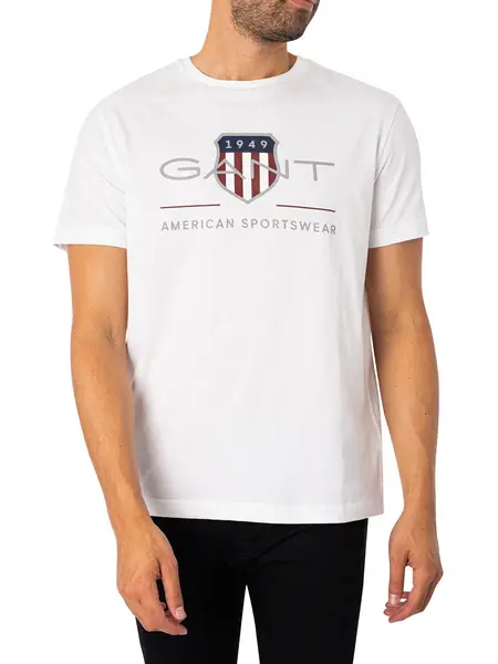 Gant Archive Shield T-Shirt White XXL