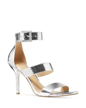 Michael Kors Womens Amal Ankle Strap Studded Sandals