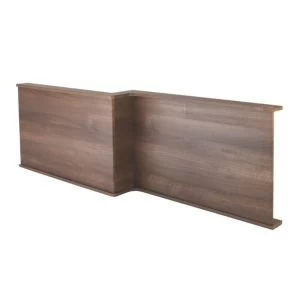 Cooke Lewis Adelphi Walnut effect Natural LH Bath front panel W1690mm