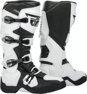 Fly Racing FR5 Motocross Boots, black-white, Size 45, black-white, Size 45