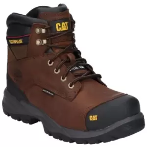 Caterpillar Mens Spiro Lace Up Waterproof Safety Boot (11 UK) (Dark Brown) - Dark Brown