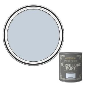 Rust-Oleum Powder blue Satin Furniture Paint 750ml