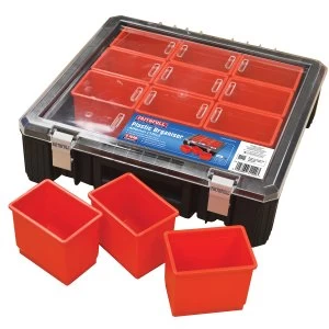 Faithfull Plastic Organiser 12 Tray - 15"