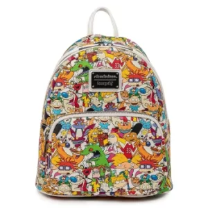 Loungefly Nickelodeon Nick Rewind Gang Aop Mini Backpack