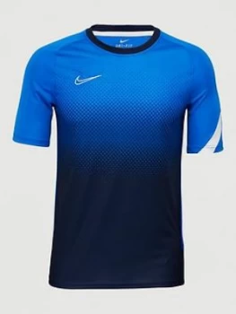 Nike Academy Gx Short Sleeved Tee - Blue