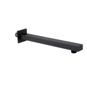 Zana Matt Black 300mm Square Wall Arm