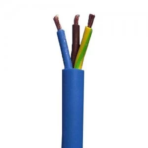 Zexum 2.5mm 3 Core Arctic Grade Flex Cable Blue Round 3183AG - 5 Meter