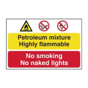 Petroleum Mixture/No Smoking - PVC (600 x 400mm)