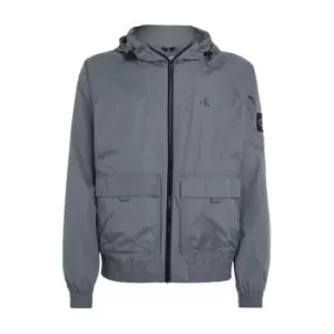 Calvin Klein Jeans Unpadded Hood Harrington Jacket - Grey