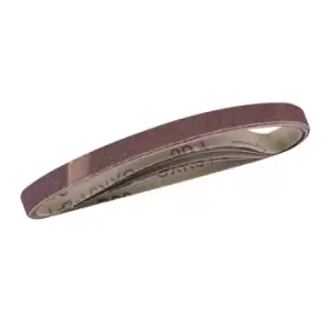 Silverline Sanding Belts 10 x 330mm 5pk - 80 Grit