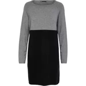 Only Multi Knit Dress Womens - Grey